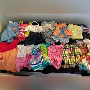 Baby girl clothes. Newborn-6mo
